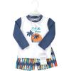 image:imageHudson Baby BabyGirls Swim Rashguard SetRide the Waves