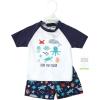 image:imageHudson Baby BabyGirls Swim Rashguard SetSea Characters