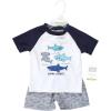 image:imageHudson Baby BabyGirls Swim Rashguard SetShark Expert
