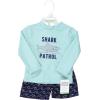 image:imageHudson Baby BabyGirls Swim Rashguard SetShark Patrol