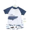 image:imageHudson Baby BabyGirls Swim Rashguard SetWhale Hello There