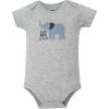 image:imageHudson Baby Infant Boys Cotton Bodysuits 5PackBlue Elephant Peanut