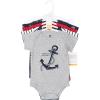 image:imageHudson Baby Infant Boys Cotton Bodysuits 5PackNautical Anchor