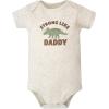 image:imageHudson Baby Infant Boys Cotton Bodysuits 5PackStrong Like Daddy Dino