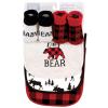 image:imageHudson Baby Unisex Baby Cotton Bib and Sock Set Cowboy One SizeBaby Bear Plaid