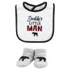 image:imageHudson Baby Unisex Baby Cotton Bib and Sock Set Cowboy One SizeBuffalo Plaid Family