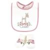 image:imageHudson Baby Unisex Baby Cotton Bib and Sock Set Cowboy One SizeFawn Cutie
