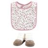 image:imageHudson Baby Unisex Baby Cotton Bib and Sock Set Cowboy One SizeFawn Cutie