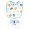 image:imageHudson Baby Unisex Baby Cotton Bib and Sock Set Cowboy One SizeHoppy Easter