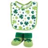 image:imageHudson Baby Unisex Baby Cotton Bib and Sock Set Cowboy One SizeLucky Charm