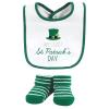 image:imageHudson Baby Unisex Baby Cotton Bib and Sock Set Cowboy One SizeLucky Charm