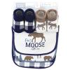 image:imageHudson Baby Unisex Baby Cotton Bib and Sock Set Cowboy One SizeMoose Bear