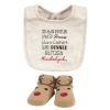 image:imageHudson Baby Unisex Baby Cotton Bib and Sock Set Cowboy One SizeRudolph