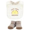 image:imageHudson Baby Unisex Baby Cotton Bib and Sock Set Cowboy One SizeTaco Tuesday