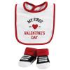 image:imageHudson Baby Unisex Baby Cotton Bib and Sock Set Cowboy One SizeValentine Heartbreaker