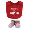 image:imageHudson Baby Unisex Baby Cotton Bib and Sock Set Cowboy One SizeValentine Truck