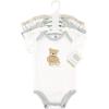image:imageHudson Baby Unisex Baby Cotton Bodysuits 5packBear