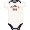 image:imageHudson Baby Unisex Baby Cotton Bodysuits 5packBrown Navy Mamas Boy