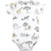 image:imageHudson Baby Unisex Baby Cotton Bodysuits 5packNeutral Safari World