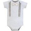 image:imageHudson Baby Unisex Baby Cotton Bodysuits 5packPlaid Bow Tie