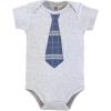image:imageHudson Baby Unisex Baby Cotton Bodysuits 5packPlaid Necktie