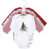 image:imageHudson Baby Unisex Baby Cotton BodysuitsChristmas Forest