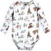 image:imageHudson Baby Unisex Baby Cotton BodysuitsChristmas Forest