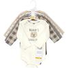 image:imageHudson Baby Unisex Baby Cotton BodysuitsSnuggle Bear