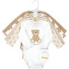 image:imageHudson Baby Unisex Baby Cotton BodysuitsTeddy Bears