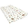 image:imageHudson Baby Unisex Baby Cotton Changing Pad Cover Pink Safari One SizeForest Animals
