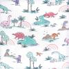 image:imageHudson Baby Unisex Baby Cotton Changing Pad Cover Pink Safari One SizePink Dinosaur Adventures