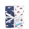 image:imageHudson Baby Unisex Baby Cotton Changing Pad Cover Pink Safari One SizeTractor And Cow