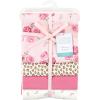 image:imageHudson Baby Unisex Baby Cotton Flannel Receiving Blankets Moose One SizeBlush Rose