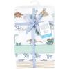 image:imageHudson Baby Unisex Baby Cotton Flannel Receiving Blankets Moose One SizeBoy Dino World