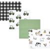 image:imageHudson Baby Unisex Baby Cotton Flannel Receiving Blankets Moose One SizeBoy Farm