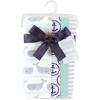 image:imageHudson Baby Unisex Baby Cotton Flannel Receiving Blankets Moose One SizeGray Whale