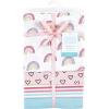 image:imageHudson Baby Unisex Baby Cotton Flannel Receiving Blankets Moose One SizeModern Rainbow