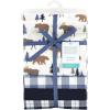 image:imageHudson Baby Unisex Baby Cotton Flannel Receiving Blankets Moose One SizeMoose Bear
