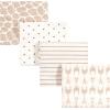 image:imageHudson Baby Unisex Baby Cotton Flannel Receiving Blankets Moose One SizeNeutral Giraffe