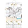 image:imageHudson Baby Unisex Baby Cotton Flannel Receiving Blankets Moose One SizeNeutral Safari World