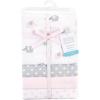 image:imageHudson Baby Unisex Baby Cotton Flannel Receiving Blankets Moose One SizePink Gray Elephant