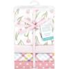 image:imageHudson Baby Unisex Baby Cotton Flannel Receiving Blankets Moose One SizePink Tulips