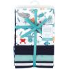 image:imageHudson Baby Unisex Baby Cotton Flannel Receiving Blankets Moose One SizeSea Characters