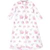 image:imageHudson Baby Unisex Baby Cotton LongSleeve Wearable Sleeping Bag Sack BlanketBasic Pink Floral