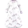 image:imageHudson Baby Unisex Baby Cotton LongSleeve Wearable Sleeping Bag Sack BlanketFloral Unicorn Long Sleeve