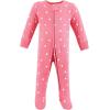 image:imageHudson Baby Unisex Baby Cotton Sleep and PlayPink Daisy Heart