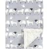 image:imageHudson Baby Unisex Baby Plush Mink and Sherpa Blanket Royal Safari One SizeAztec Llama