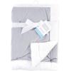 image:imageHudson Baby Unisex Baby Plush Mink and Sherpa Blanket Royal Safari One SizeGray White