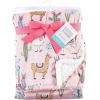 image:imageHudson Baby Unisex Baby Plush Mink and Sherpa Blanket Royal Safari One SizeLlama