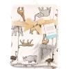 image:imageHudson Baby Unisex Baby Plush Mink and Sherpa Blanket Royal Safari One SizeModern Neutral Safari